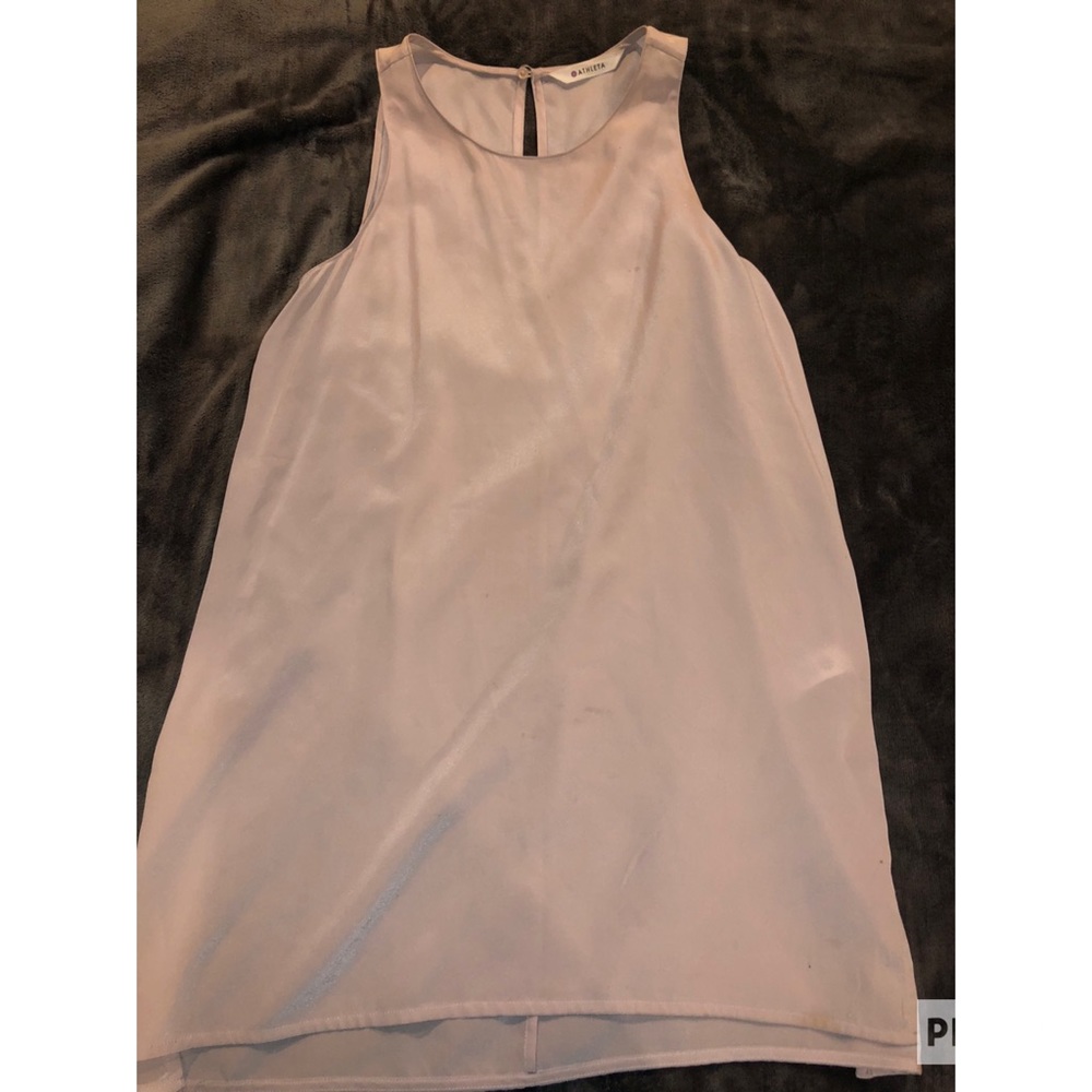 Athlete light pink tunic length shirt